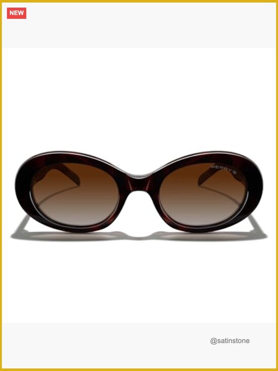 UV400 Polarized Oval Acetate Sunglasses for Women main image 4